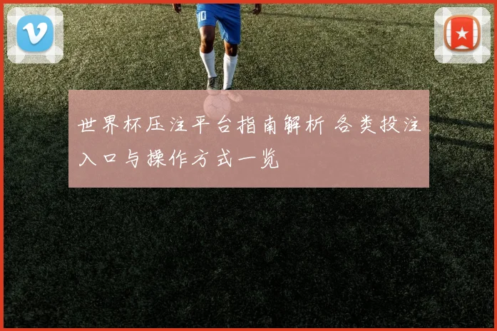 世界杯压注平台指南解析 各类投注入口与操作方式一览